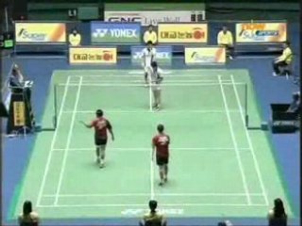 Badminton 2008 Korea MD Final game 3