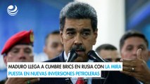 Maduro llega a cumbre BRICS en Rusia con la mira puesta en nuevas inversiones petroleras