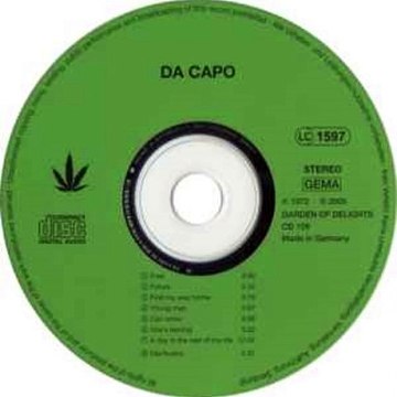 Da Capo – Da Capo : Krautrock, Prog Rock, Psychedelic Rock 1972.