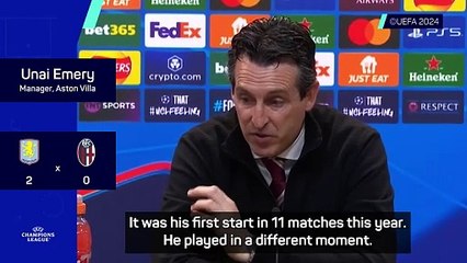 Emery displays no issue with Duran's substitution reaction