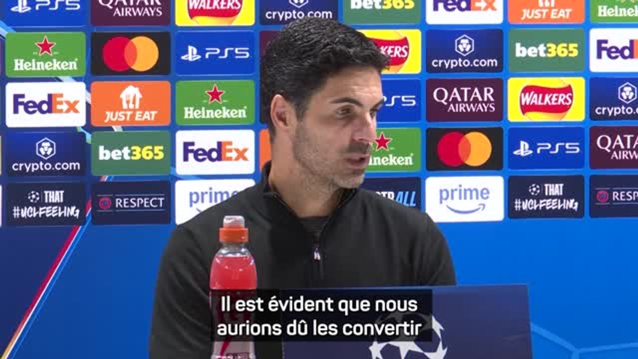 Arsenal - Arteta : "Nous avions l'air fatigués"