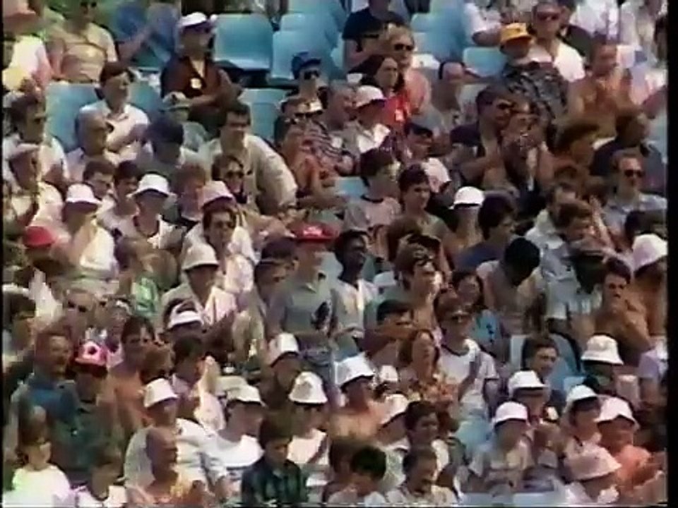 ALLAN LAMB 100  v WEST INDIES 4th TEST MATCH OLD TRAFFORD  1984