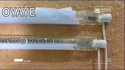 500mm 1800w White Coating Fast Medium Wave Infrared Halogen Heating Tube Lamps IR Light