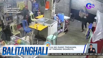 Paglimas ng lalaki sa pera ng isang tindahan, nahuli-cam; cellphone at tindang sigarilyo, tinangay rin | Balitanghali