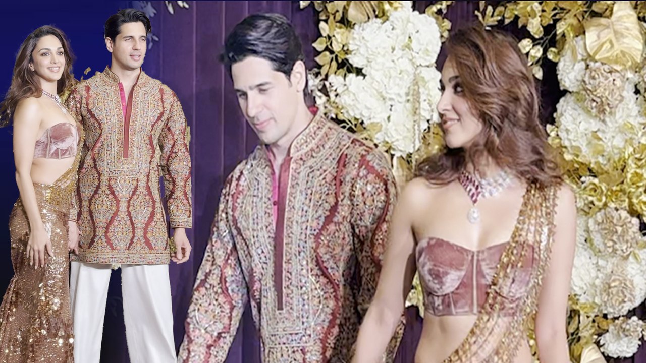 Manish Malhotra Diwali Party: Kiara Advani ने पति Siddharth Malhotra संग  दिए pose | FilmiBeat