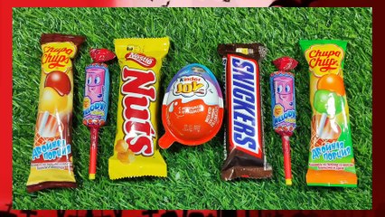 Satisfying video Asmr Lollipops candy and chocolat