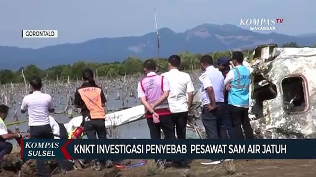 KNKT Investigasi Penyebab Pesawat Sam Air Jatuh