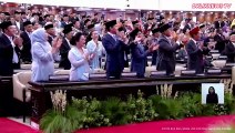 Momen Prabowo Ikut Standing Applause untuk Jokowi dan Ma’ruf Amin di Pelantikan Presiden-Wapres