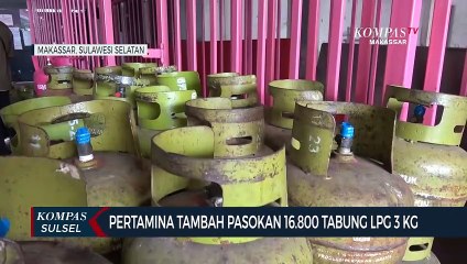 Pertamina Tambah Pasokan 16.800 Tabung LPG 3 Kg