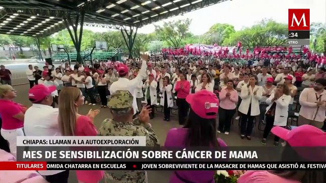 Gobernador Rutilio Escandón insta a la autoexploración para prevenir el cáncer de mama