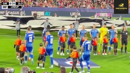 Girona vs Slovan Bratislava (2-0) | All Goals & Extended HIGHLIGHTS || UEFA Champions League