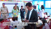 Gibran Dapat Surat dari Siswa SD Saat Tinjau Program Makan Bergizi Gratis