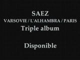 SAEZ Varsovie l'Alhambra Paris Triple album