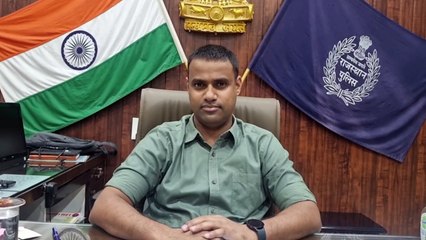 भीलवाड़ा एसपी धर्मेन्द्र सिंह अपराधियों की करवा रहे परेड