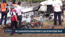 KNKT Lakukan Investigasi Bangkai Pesawat di Lokasi Jatuhnya Pesawat Sam Air