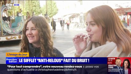 Harcèlement de rue: un Caennais met au point un sifflet "anti-relous"