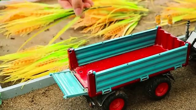DIY mini tractor transporting gasoline rescue heavy truck | diy Fire Truck rescues Petrol Pump