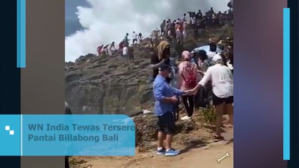 WN India Tewas Terseret Ombak Besar Pantai Billabong Bali