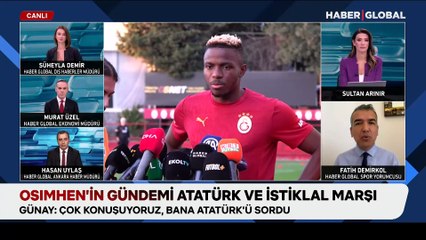 Osimhen’in gündemi Atatürk ve İstiklal Marşı