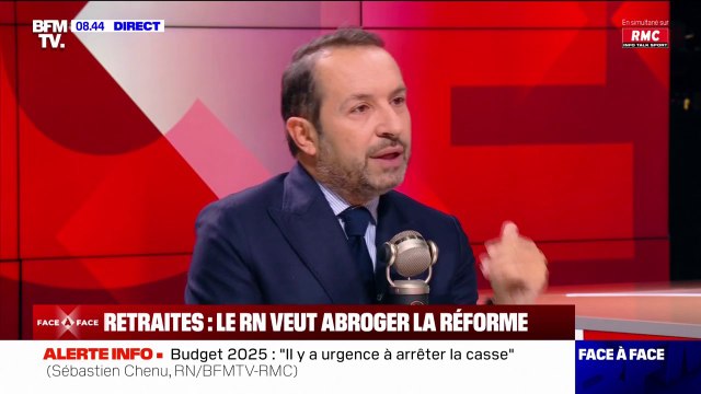 Sébastien Chenu (RN), invite la gauche à dépasser son sectarisme pour voter avec le RN l'abrogation de la réforme des retraites