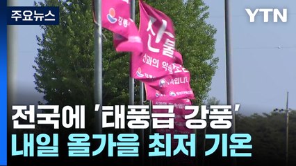 [날씨] 강원 영동, 강풍주의보로 완화...바람 점차 약해져 / YTN