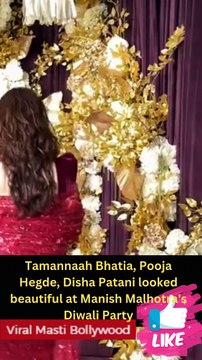 Tamannaah Bhatia, Pooja Hegde, Disha Patani looked beautiful at Manish Malhotra's Diwali Party