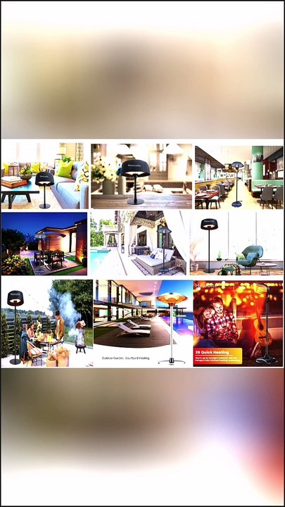 Hot Selling Ontable Outdoor Infrared Heaters Electric Portable Patio Heater with Heating Tube for Winter Home Use