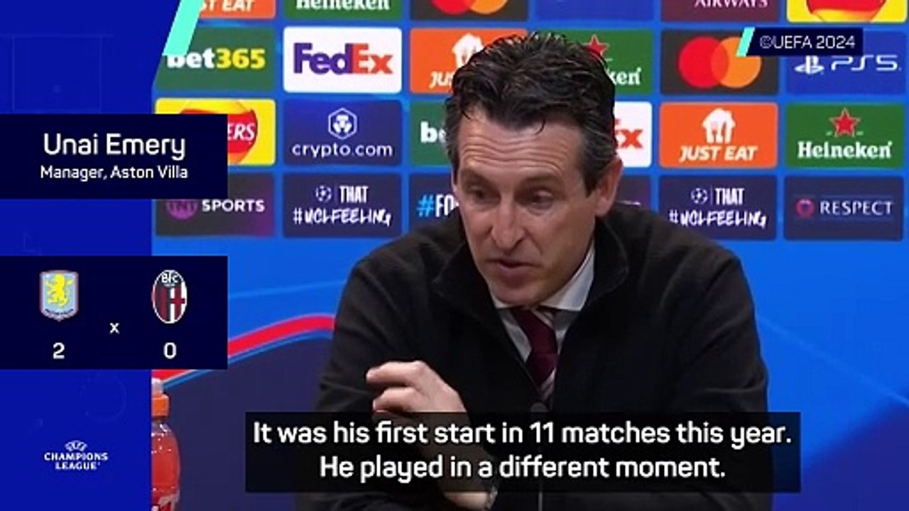 Emery has no issues with Duran's substitution reaction