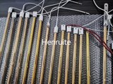 Henruite high quality infrared quartz heating tube infrared halogen tungsten quartz heater lamp