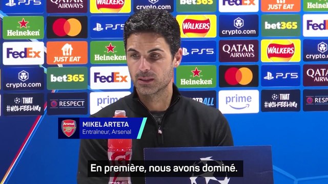 Arteta : Nous avions l'air fatigués