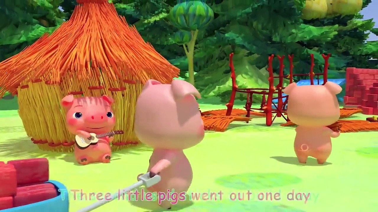 Three Little Pigs Song _ CoComelon _ Sing Along _ Nursery Rhymes and Songs f_HD