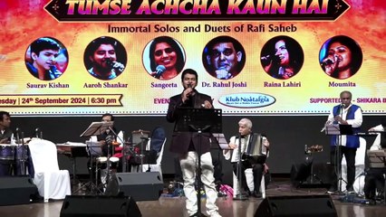 Na Jaa Kahin Ab Na Jaa ❤ Saurav Kishan Live Cover evergreen song