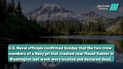 Navy Jet Crew Found Dead Near Mount Rainier