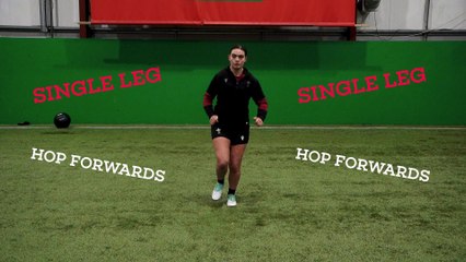 Single Leg Hop Forwards