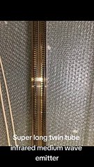 3500mm 5000w twin tube medium wave emitter