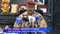 #Tchad : Le chef d'état-major général des armées, présente toute sa gratitude au Président de transition, général Mahamat Idriss Deby, suite à la prime de risque accordée aux militaires.