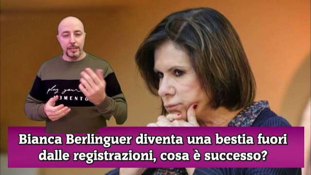 Bianca Berlinguer diventa una bestia fuori dalle registrazioni, cosa è successo