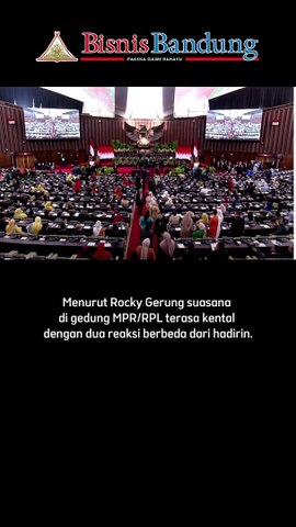 Kekecewaan di Balik Pelantikan, Rocky Gerung: Gibran Dihujat, Prabowo Disambut Meriah