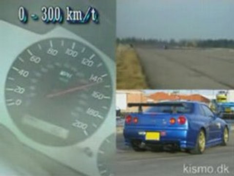 Skyline GTR R34 0-300 Kmh