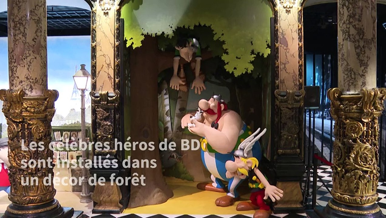 Des statues d'Astérix et Obélix entrent au musée Grévin
