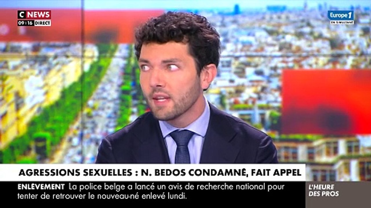 Le journaliste Florian Tardif très ému en évoquant la condamnation de Nicolas Bedos 