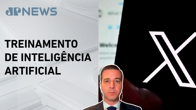 Plataforma X terá que esclarecer uso de dados de usuários para treinar IA; Beraldo comenta