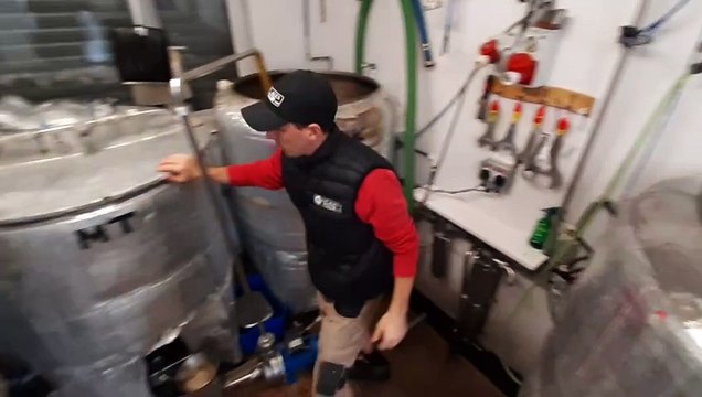 Brewing day at AJ's Ales.