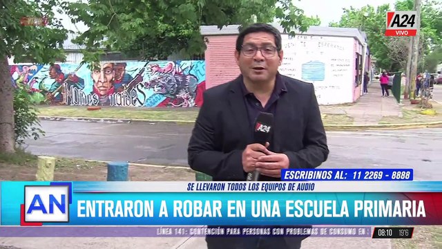 Un padre roba en una escuela de Merlo y es capturado gracias a cámaras de seguridad