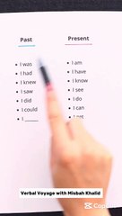 Past vs Present Tenses