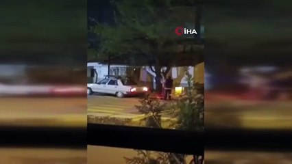 KALDIRIM TAŞLARINI ÇALDILAR