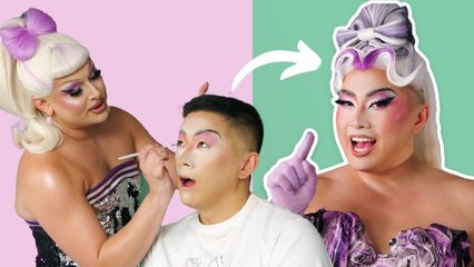 Скачать видео: Bowen Yang Gets a Drag Makeover From Jan Sport