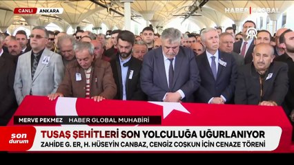 TUSAŞ şehitlerine veda