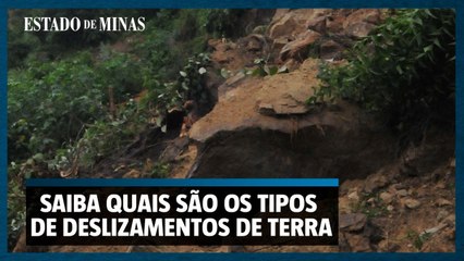 Entenda as diferenças entre tipos de deslizamentos de terra