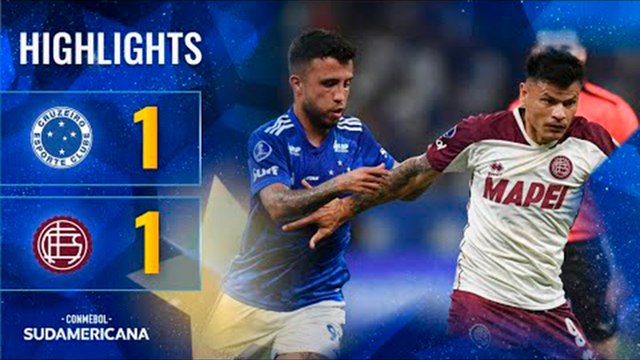 Cruzeiro vs Lanús (1-1) | Conmebol Sudamericana 2024 | Semifinal, IDA